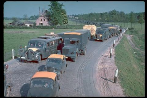 Druk Duits verkeer vanwege Market Garden