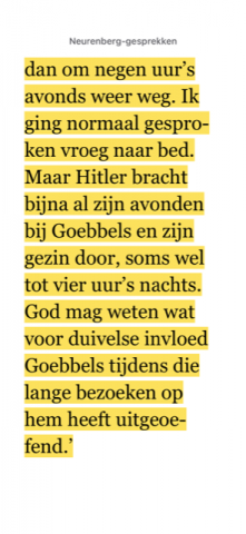 Goebbels zeker van de overwinning