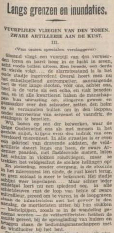 Langs de grenzen en inundaties