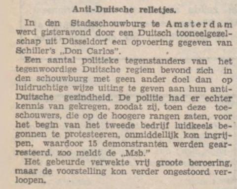 Anti Duitse relletjes
