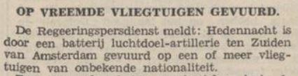 Weer vreemde vliegtuigen