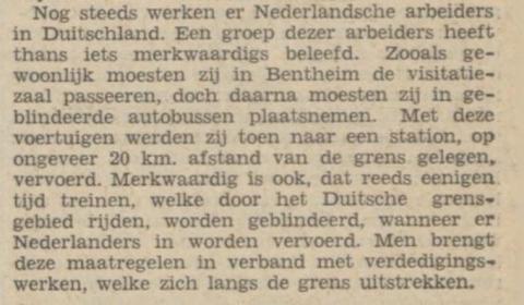 In geblindeerde autobussen