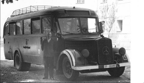 In geblindeerde autobussen