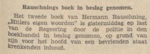 Boek over Hitler in beslag genomen