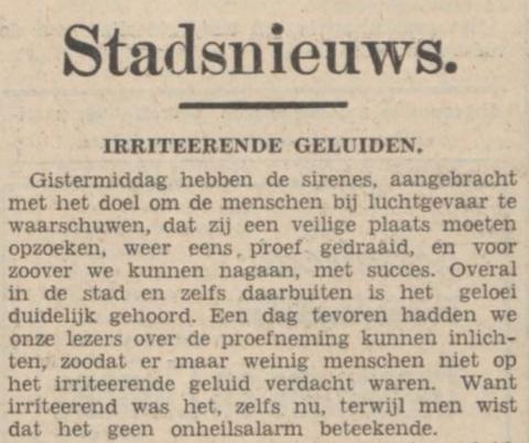 Overal in de stad en zelfs daarbuiten is het geloei duidelijk gehoord