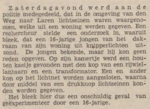 Lichtseinen uit het dakraam
