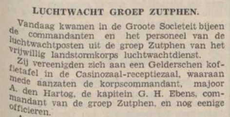 Luchtwachtgroep Zutphen bijeen