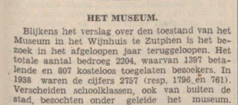 Toen de Wijnhuistoren nog een museum was