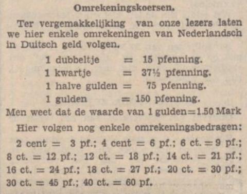 Omrekeningskoersen