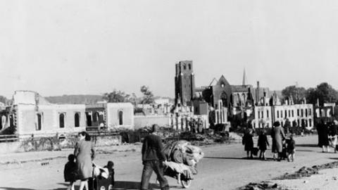 Op de vlucht voor het front rond Arnhem 