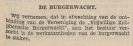 Werkzaamheden te staken