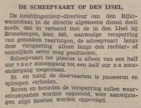 De scheepvaart op den IJsel