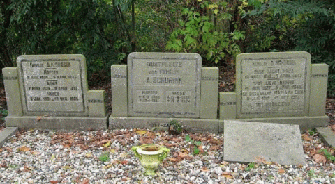 Het familiegraf van de familie Schurink 