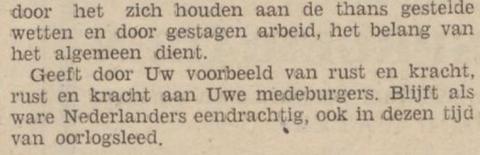 Een woord tot onze lezers