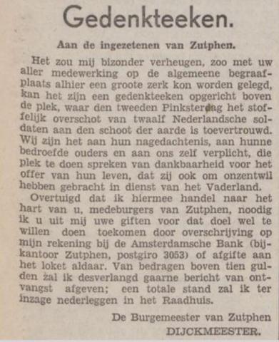 Gedenkteeken