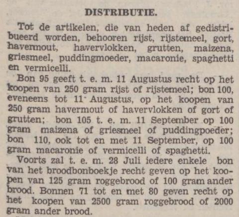 Voortaan via de bon