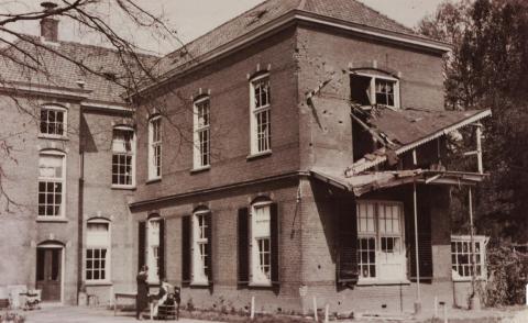 Het Groot Graffel na de beschietingen