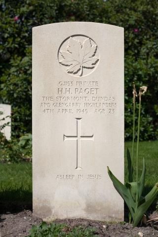 Het graf van Hazen Henry Paget