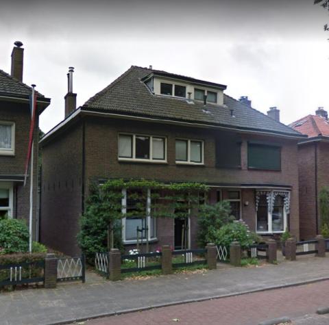 De Heeckerenlaan 12 waar hij met zijn gezin woonde