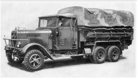 De bekende legertruck bij de Duitsers was de LKW Henschel 33