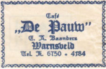 Het logo van Café De Pauw