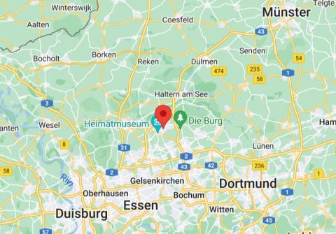 Christiaan overleed in het Duitse Marl bij Recklinghausen