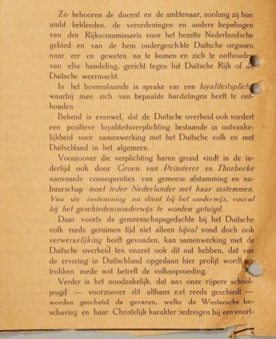 'Richtlijnen' voor de nazificeering van het Onderwijs