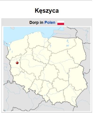 Kainscht (ook Kainsch of Kainsche) in Polen waar hij overleed