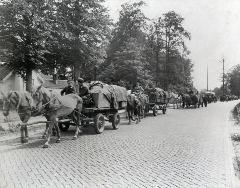 Duitse leger op terugtocht naar huis
