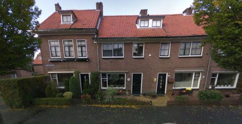 De Albert Cuijpstraat 31 waar hij woonde