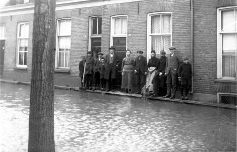 De Buitensingel 170 waar hij woonde liep soms onder water