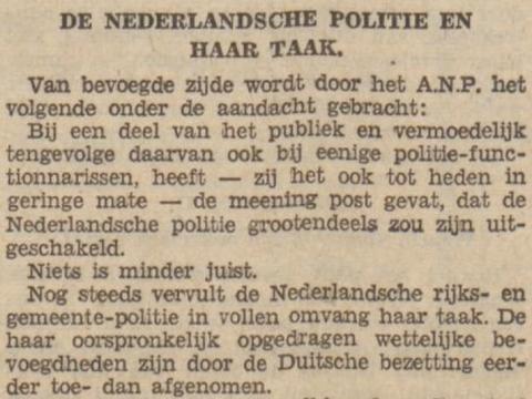 Taken van de politie