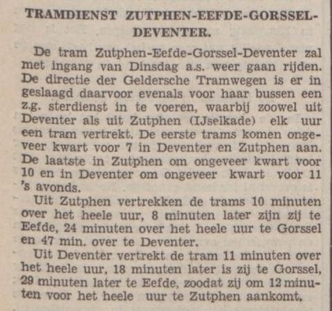Tramdienst hervat