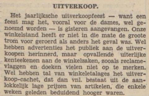 Uitverkoop