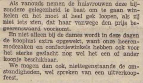 Uitverkoop