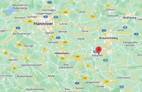 In het dorpje Watenstedt in Salzgitter kwam hij om het leven