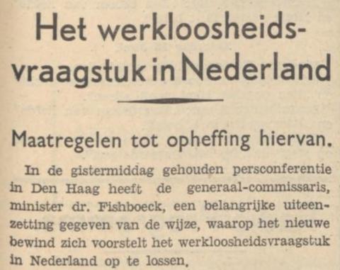 Werkeloosheid 