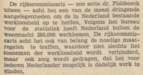 Werkeloosheid 