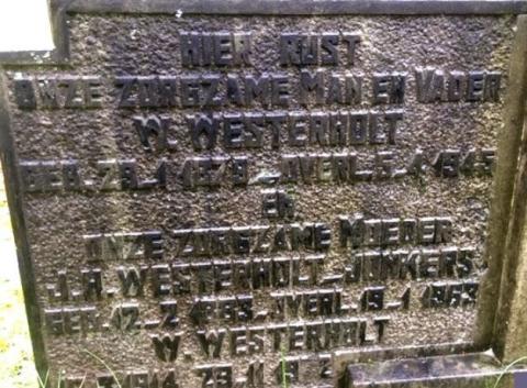Het graf van Willem en zijn vrouw
