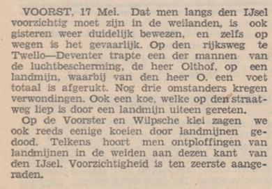 Voorst met mijnen 