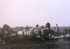 Een neergestorte Spitfire